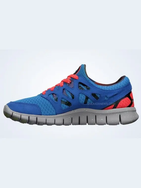 Кроссовки Nike Free Run+ 2 DB 'Doernbecher' — изображение 2 из 4, синий
