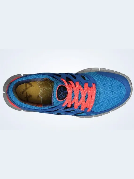 Кроссовки Nike Free Run+ 2 DB 'Doernbecher' — изображение 3 из 4, синий