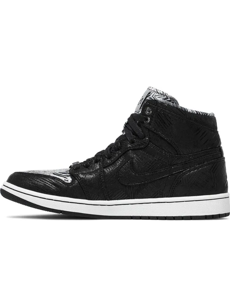 Кроссовки Air Jordan 1 Retro High BHM — изображение 3 из 8, черный