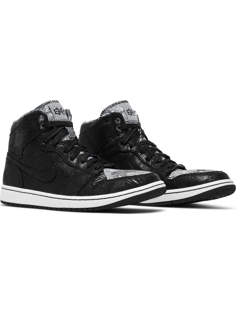 Кроссовки Air Jordan 1 Retro High BHM — изображение 8 из 8, черный