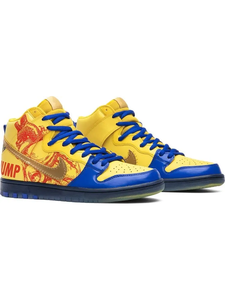 Кроссовки Nike Dunk High SB Retro 'Doernbecher' 2019 — изображение 8 из 8, желтый