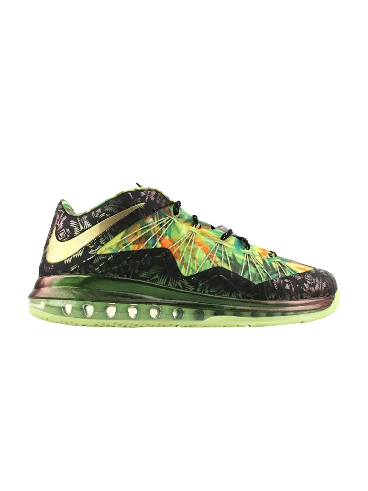 Кроссовки Nike LeBron 10 Low P.S Elite 'Championship Pack' — изображение 1 из 1, зеленый