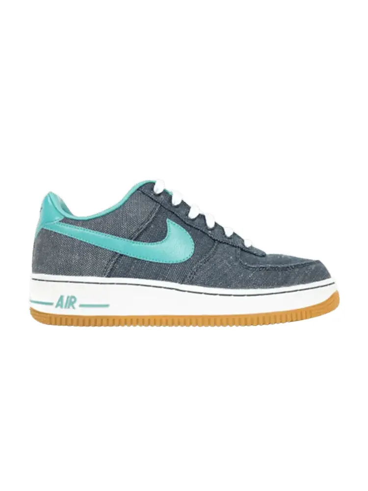 Кроссовки Nike Air Force 1 '07 Canvas — изображение 1 из 1, синий/-белый