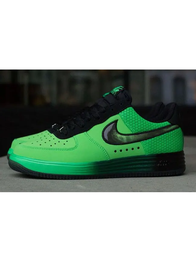 Кроссовки Nike Lunar Force 1 Leather 'Superhuman' — изображение 4 из 4, зеленый