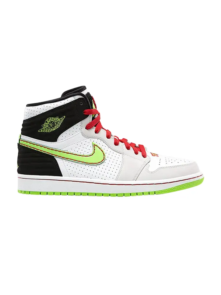 Кроссовки Air Jordan 1 Retro '93 'Electric Green — изображение 1 из 1, белый