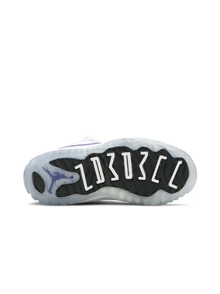 Кроссовки Air Jordan Air Jordan 11 Retro Low GG 'Concord Sketch' — изображение 5 из 9, белый//черный