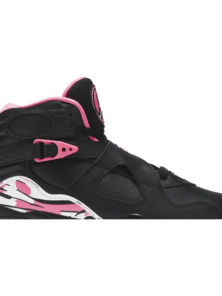 Кроссовки Air Jordan 8 Retro GS Pinksicle — изображение 2 из 8, черный