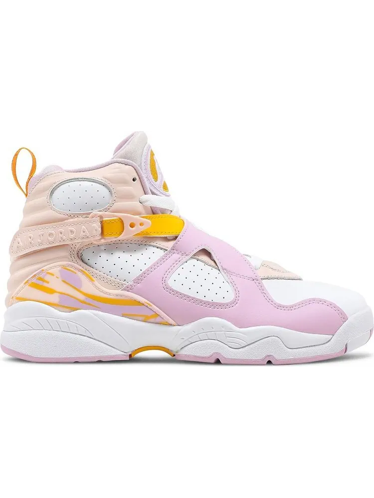 Кроссовки Air Jordan 8 Retro GS Light Arctic Pink — изображение 1 из 8, розовый