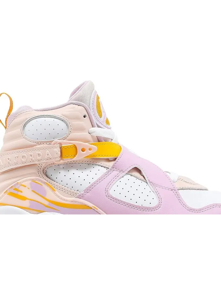 Кроссовки Air Jordan 8 Retro GS Light Arctic Pink — изображение 2 из 8, розовый