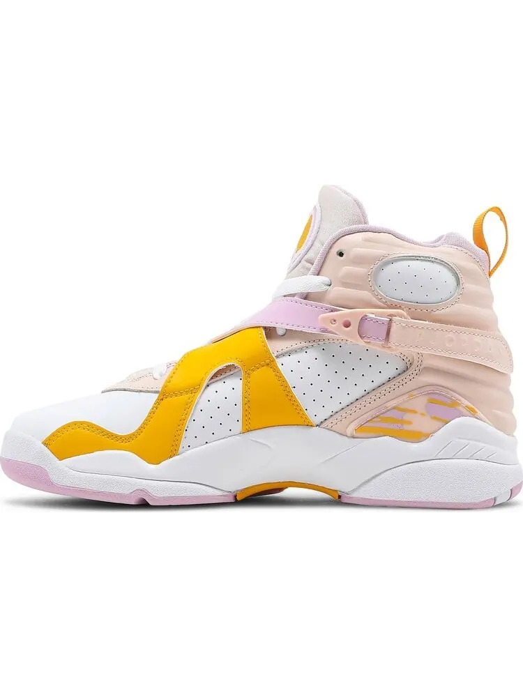 Кроссовки Air Jordan 8 Retro GS Light Arctic Pink — изображение 3 из 8, розовый