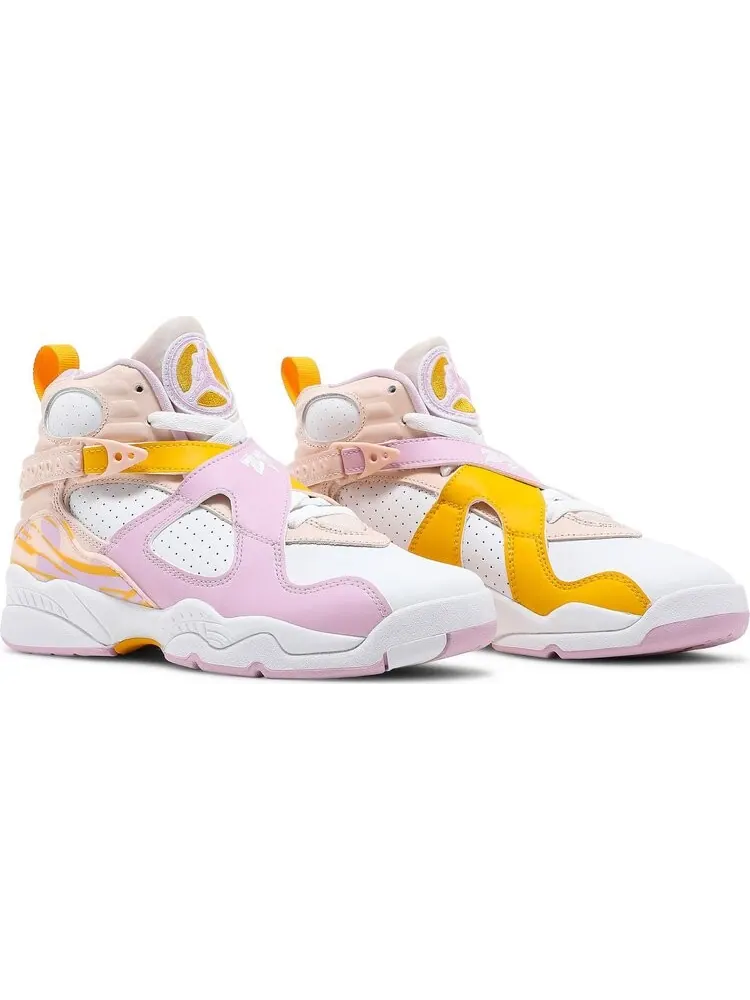 Кроссовки Air Jordan 8 Retro GS Light Arctic Pink — изображение 8 из 8, розовый