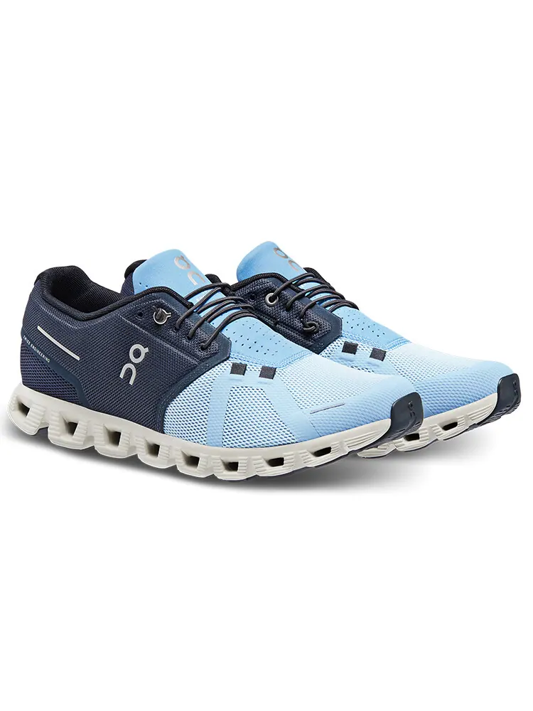 Кроссовки On Running Cloud 5, для бега и повседневной носки, midnight chambray — изображение 3 из 6