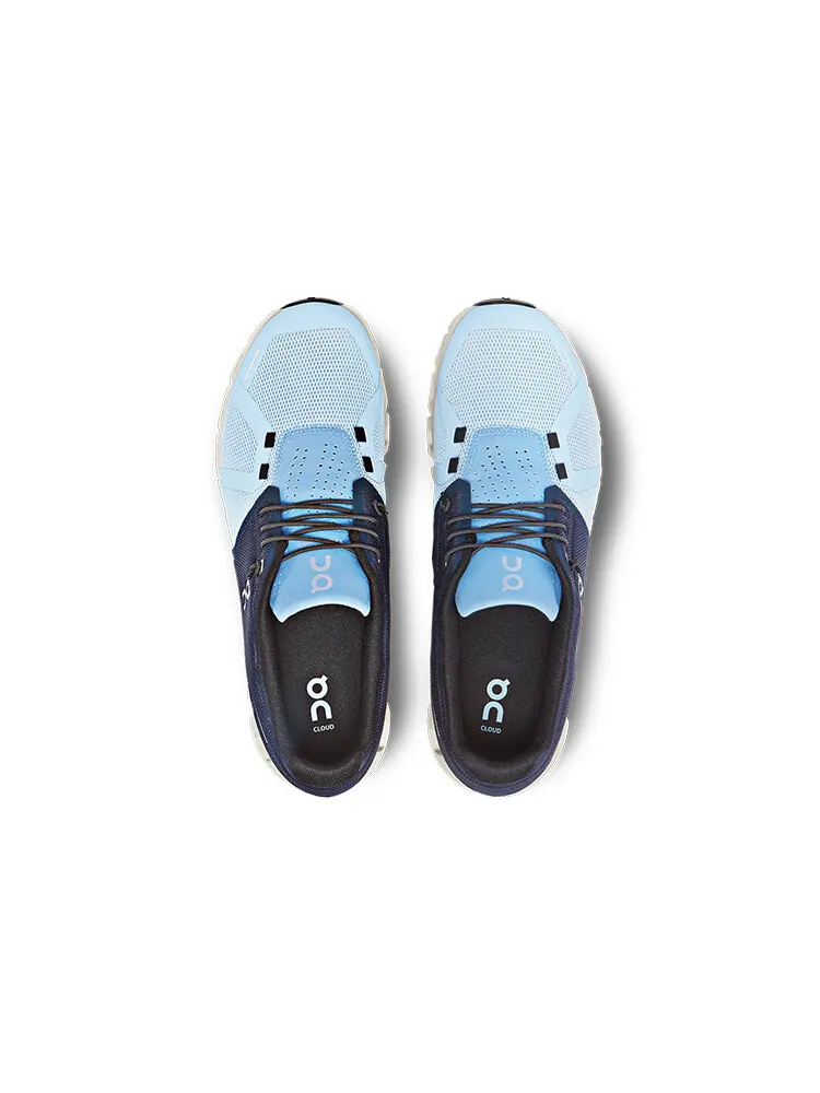 Кроссовки On Running Cloud 5, для бега и повседневной носки, midnight chambray — изображение 4 из 6