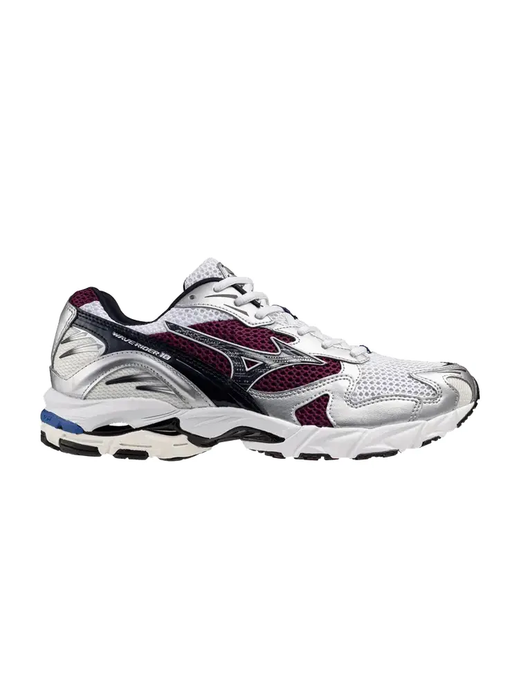 Кроссовки Mizuno Wave Rider 10 — изображение 1 из 1, белый темный фиолетовый