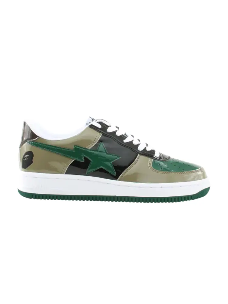 Кроссовки BAPE Bapesta FS-001 Low 'Olive Green'