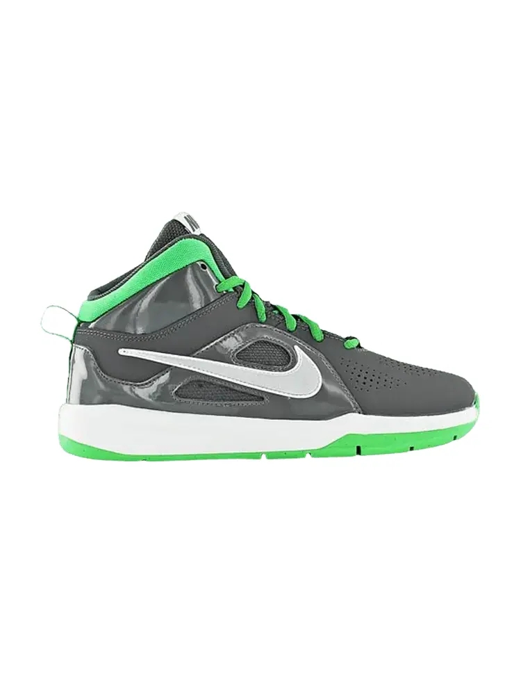 Кроссовки Team Hustle D6 GS 'Grey Light Green Spark' — изображение 1 из 1, серый светлый зеленый