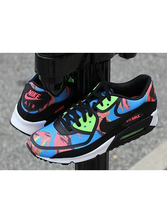 Кроссовки Nike Air Max 90 Prem Tape 'Color Camo' — изображение 2 из 4, синий