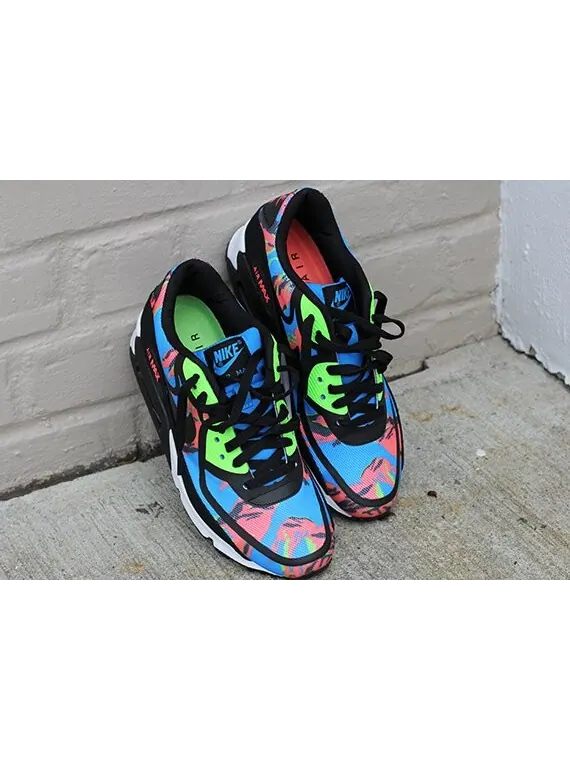 Кроссовки Nike Air Max 90 Prem Tape 'Color Camo' — изображение 3 из 4, синий