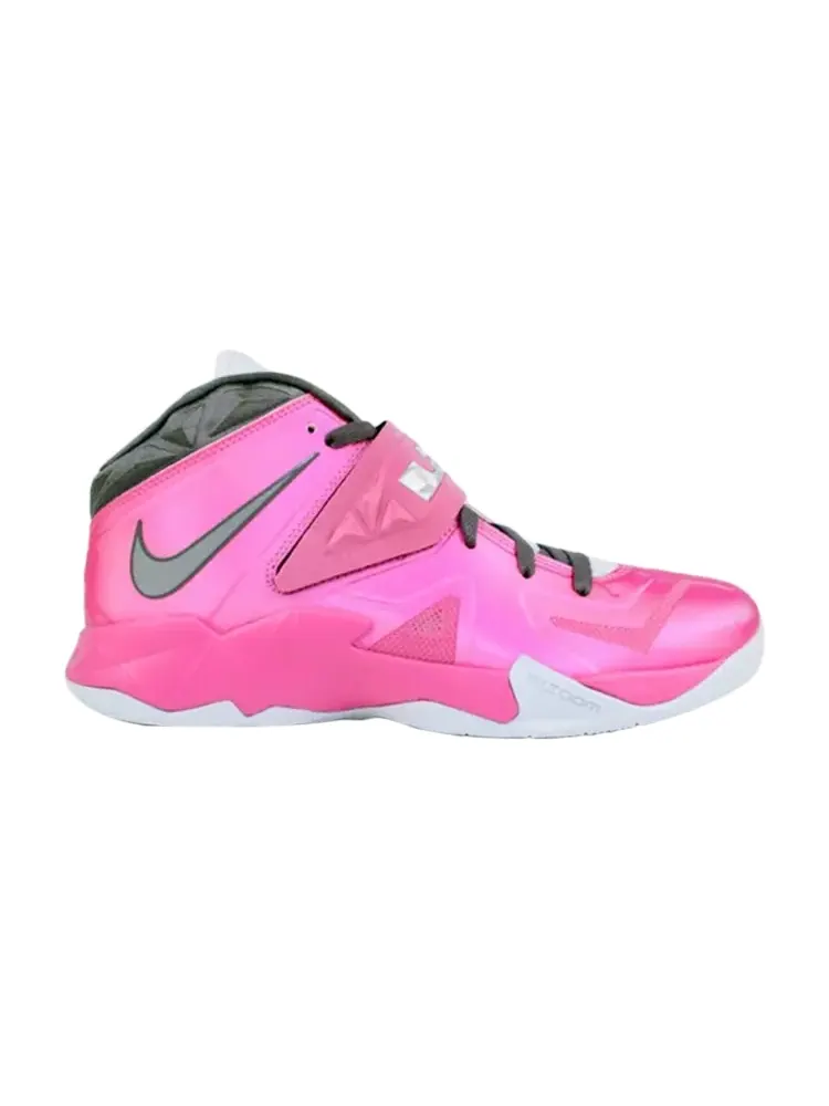 Кроссовки Nike LeBron Zoom Soldier 7 'Kay Yow' — изображение 1 из 1, розовый