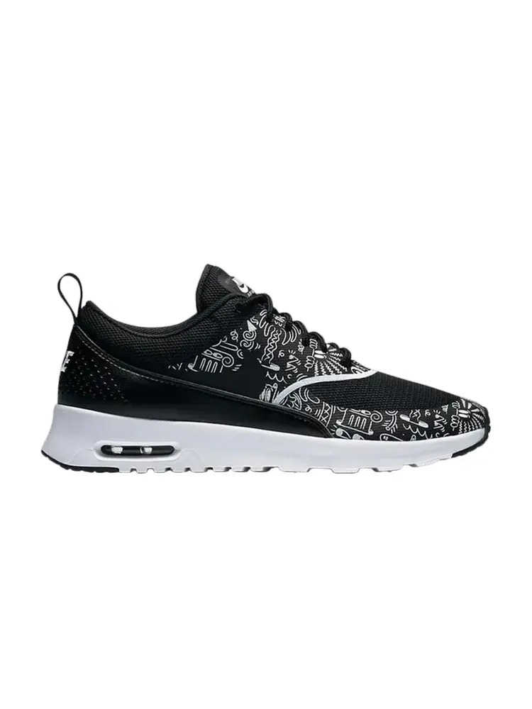 Кроссовки Nike Wmns Air Max Thea — изображение 1 из 1, черный/белый