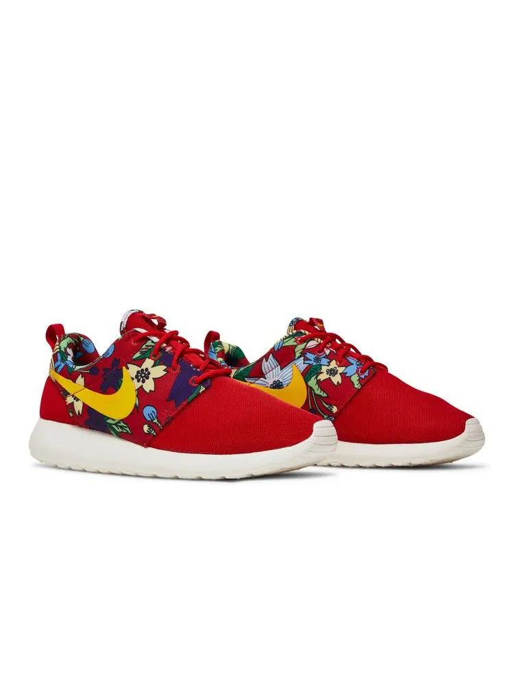 Кроссовки Nike Wmns Roshe One Print 'Aloha Pack' — изображение 9 из 9, красный/желтый