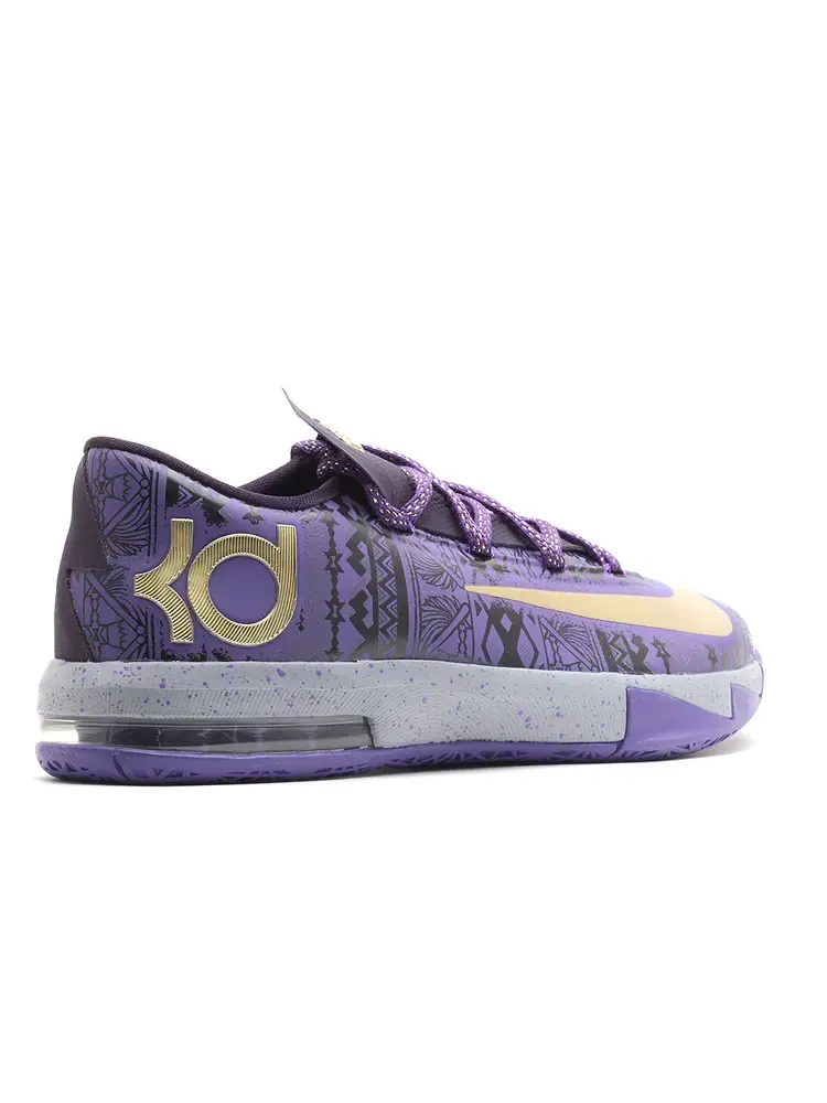 Кроссовки Nike KD 6 GS 'BHM' — изображение 4 из 4, фиолетовый