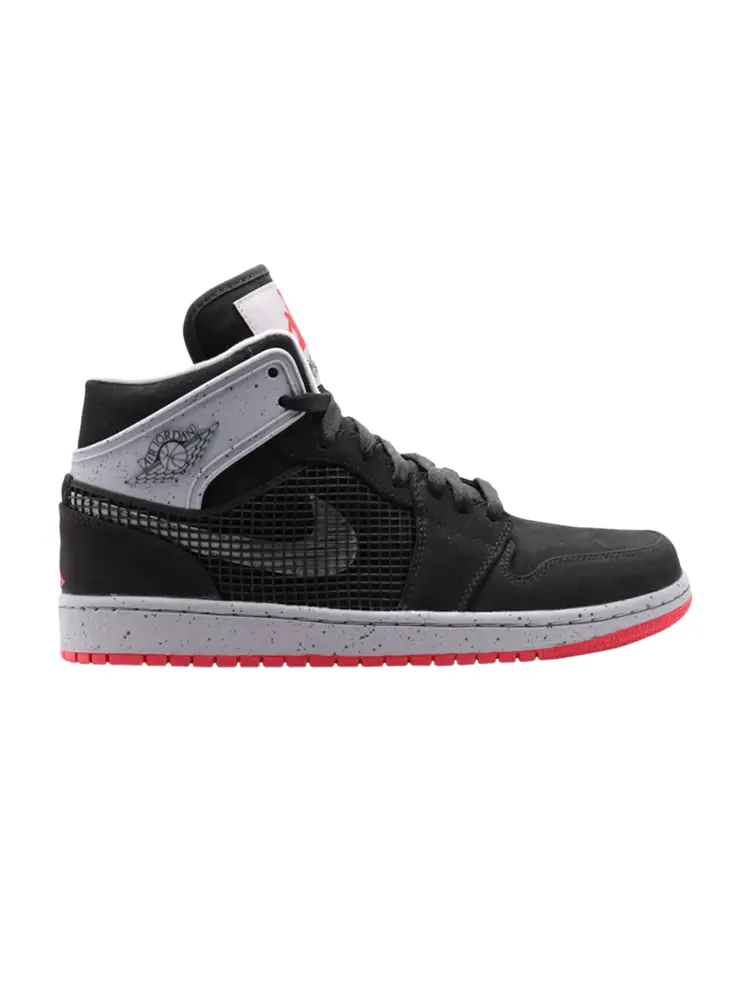 Кроссовки Air Jordan 1 Retro 89 'Black Fire Red Cement' — изображение 1 из 4, черный