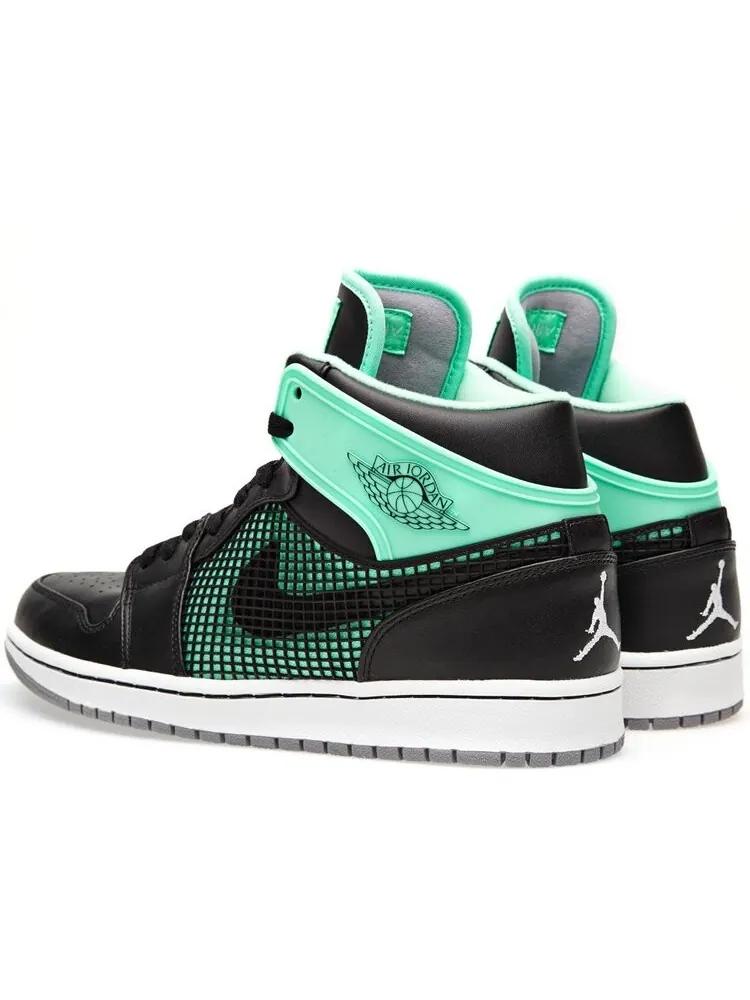 Кроссовки Air Jordan 1 Retro '89 'Green Glow' — изображение 3 из 4, черный