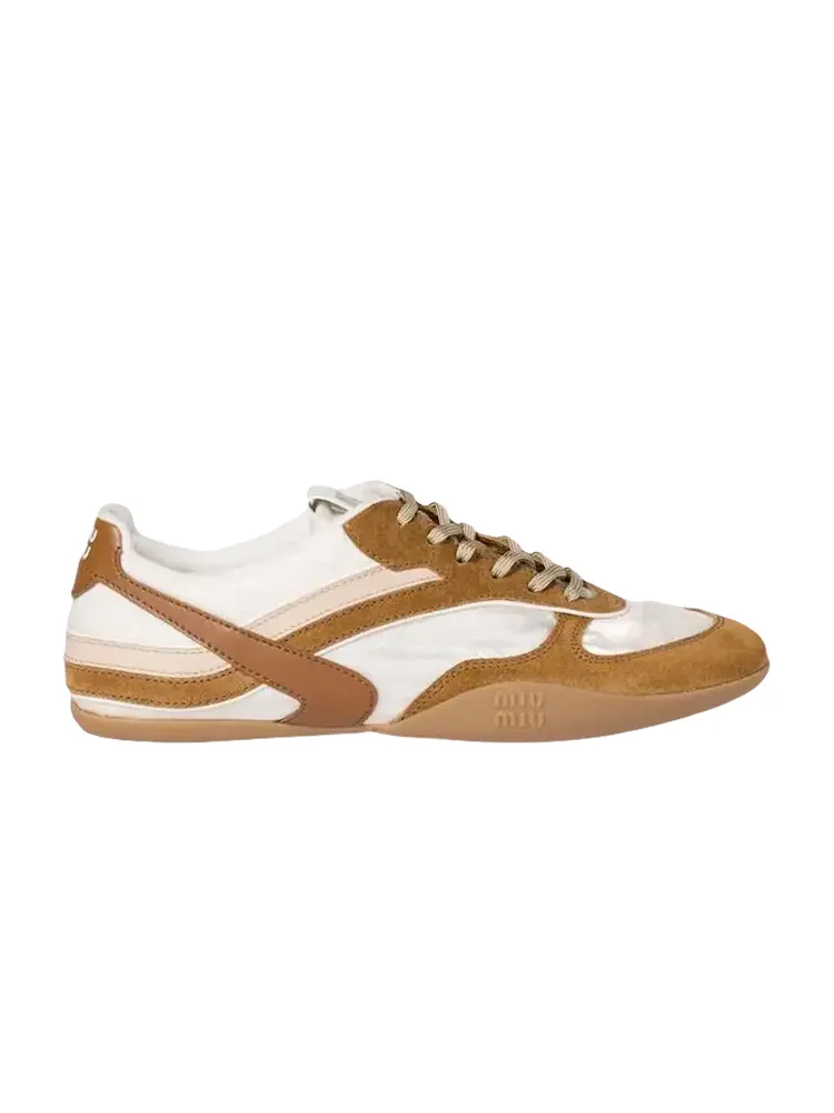Кроссовки Miu Miu Wmns Gymnasium Technical Sneaker 'Talco Cannella' — изображение 1 из 1, бежевый