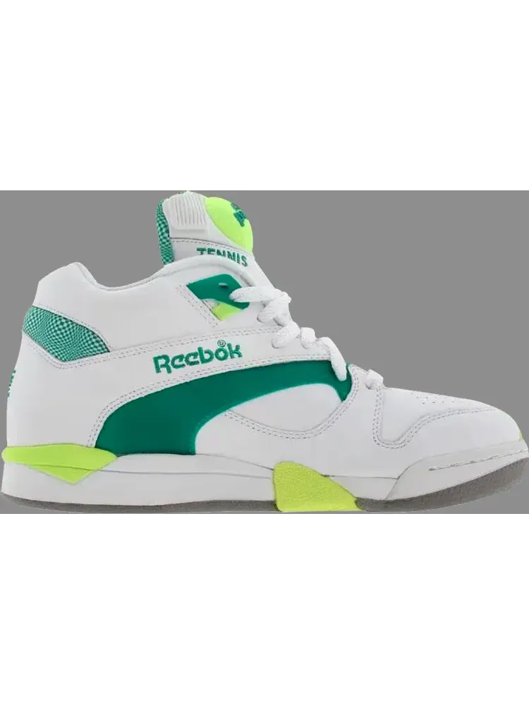 Кроссовки court victory pump uni 'white green citron' Reebok — изображение 1 из 1, белый