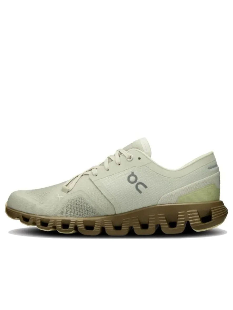 Кроссовки On Running Cloud X 3 Aloe Hunter, для бега — изображение 1 из 5, зеленый