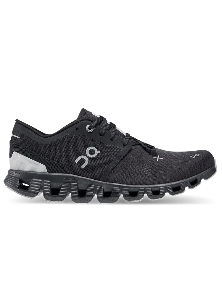 Кроссовки женские On Cloud X 3 черный — изображение 2 из 6