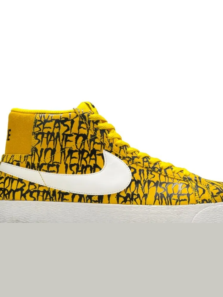 Кроссовки Nike Blazer Sb Premium 'Neckface' — изображение 2 из 4, желтый