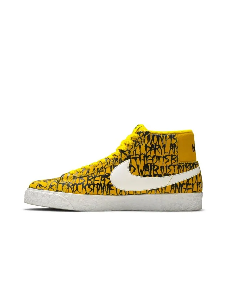 Кроссовки Nike Blazer Sb Premium 'Neckface' — изображение 3 из 4, желтый