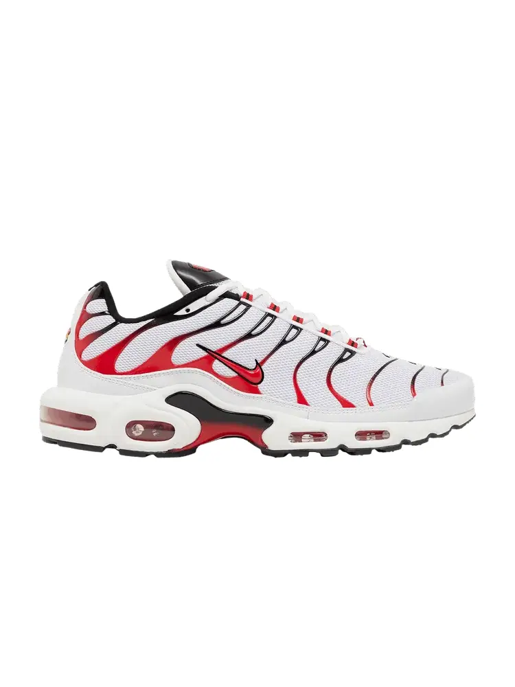 Кроссовки Nike Air Max Plus 'White University Red' — изображение 1 из 9, белый/красный/черный
