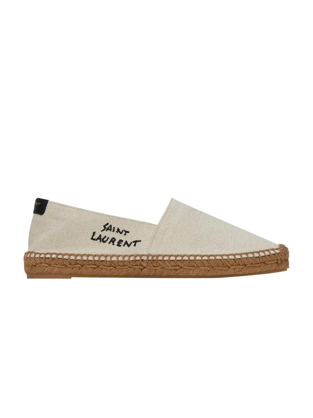 Ботинки Saint Laurent Embroidered Espadrille — изображение 1 из 1, натуральный бежевый