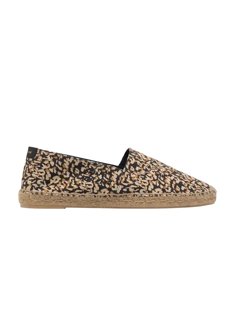 Кроссовки Saint Laurent Embroidered Espadrille — изображение 1 из 1, коричневый