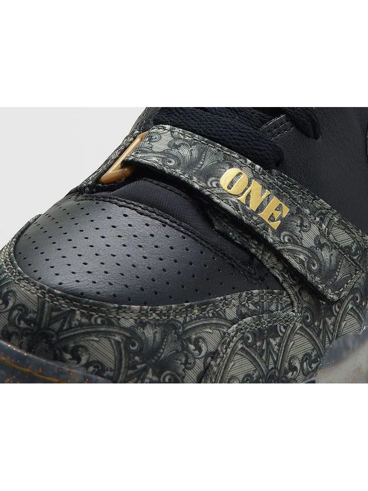 Кроссовки Nike Air Trainer 1 Mid Prm Qs 'Paid In Full' — изображение 4 из 5, черный/черный-золотистый
