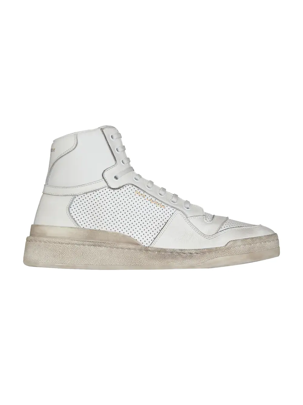 Ботинки Saint Laurent Wmns SL-24 Mid — изображение 1 из 1, белый