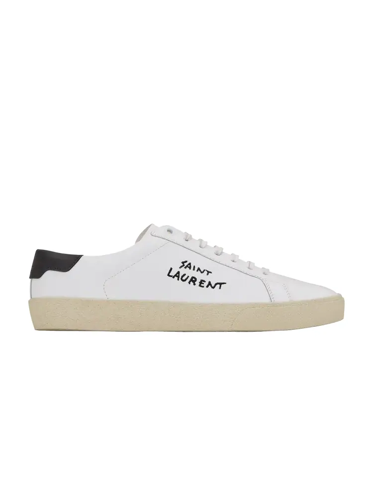 Кроссовки Saint Laurent Wmns Court Classic SL/06 Low — изображение 1 из 1, белый черный