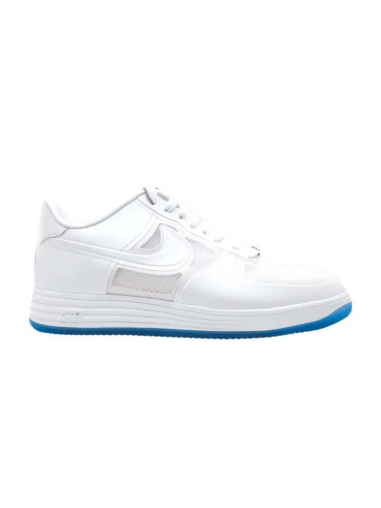 Кроссовки Nike Lunar Force 1 Fuse Qs 'Easter Blue Sole' — изображение 1 из 1, белый/белый