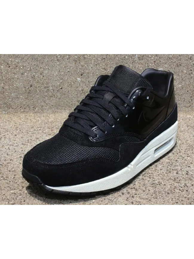 Кроссовки Nike Wmns Air Max 1 VT QS 'Black Patent' — изображение 3 из 4, черный