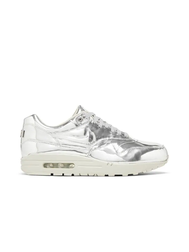 Кроссовки Nike Wmns Air Max 1 Sp 'Liquid Silver' — изображение 1 из 4, серебряный
