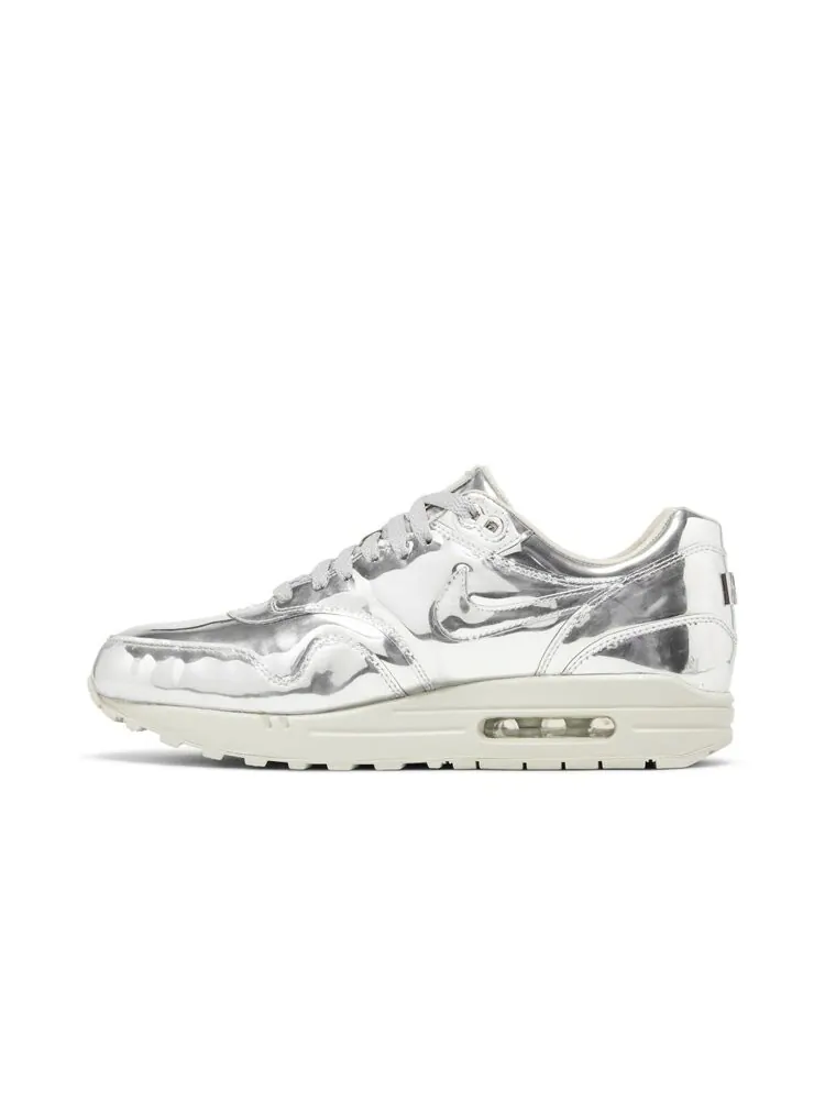 Кроссовки Nike Wmns Air Max 1 Sp 'Liquid Silver' — изображение 3 из 4, серебряный