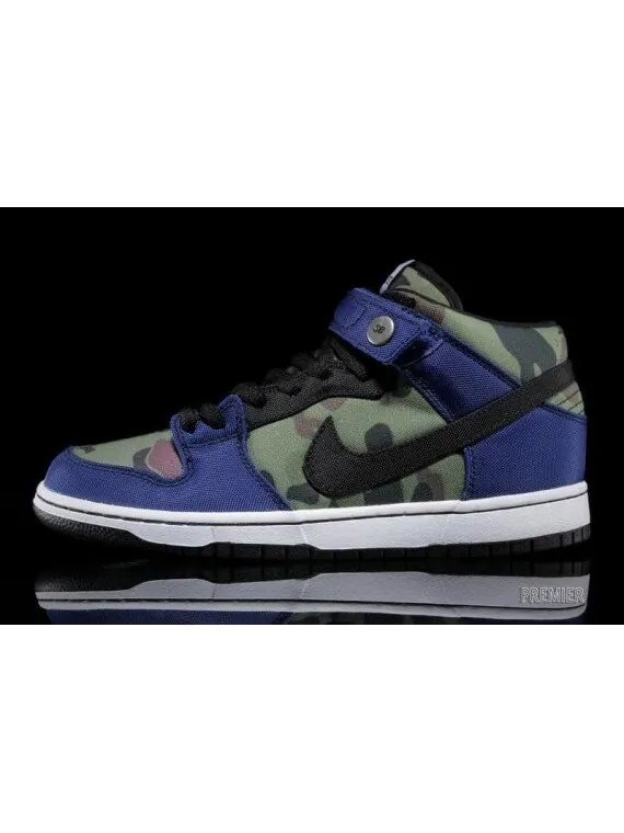 Кроссовки Nike Dunk Mid Pro Premium SB 'Made For Skate' — изображение 2 из 4, синий