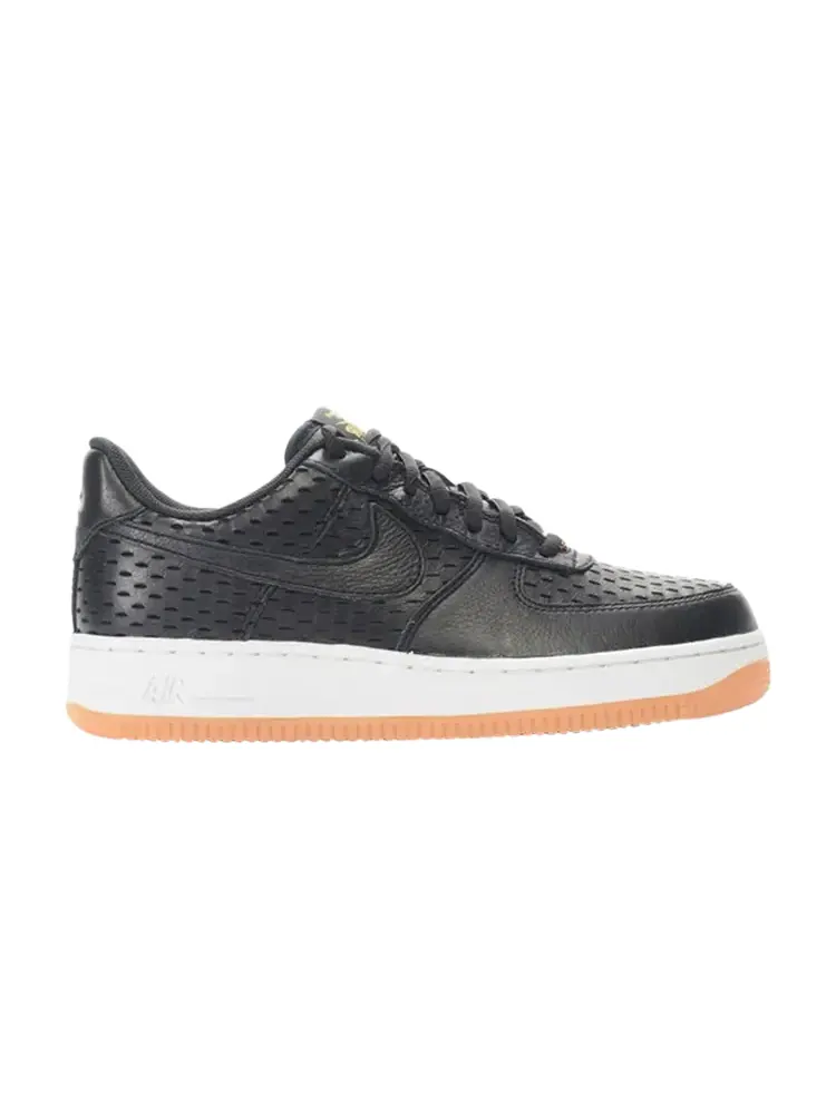 Кроссовки Nike Wmns Air Force 1 Low '07 Premium 'Black Gum' — изображение 1 из 1, черный
