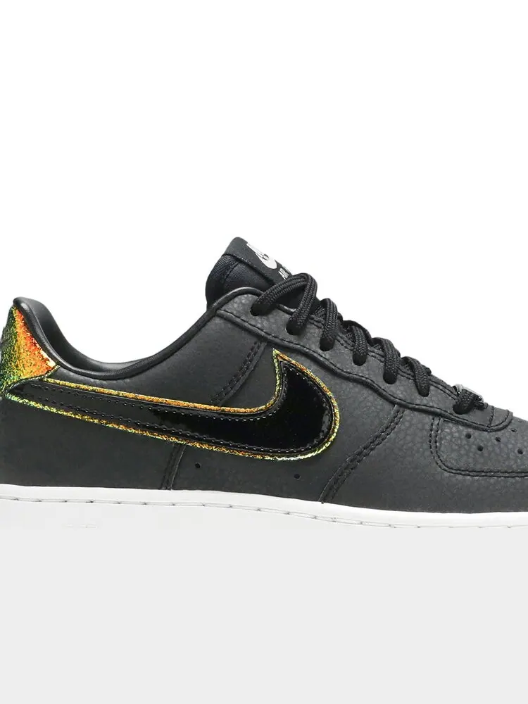Кроссовки Nike Wmns Air Force 1 '07 Prm 'Black Pure Platinum' — изображение 2 из 4, черный