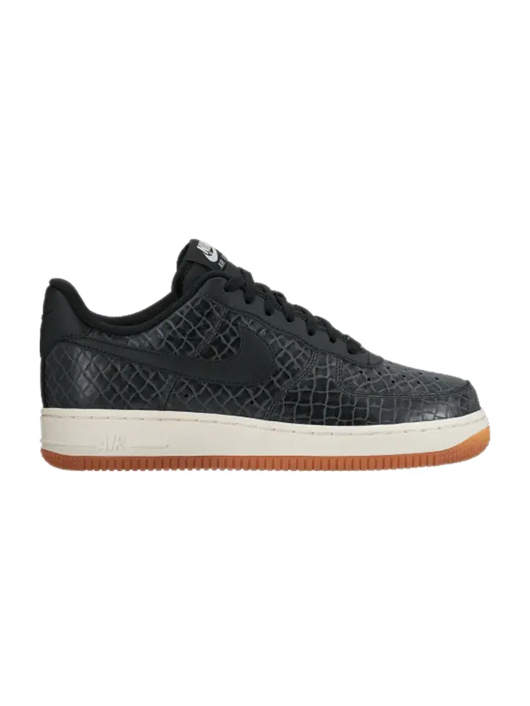 Кроссовки Nike Wmns Air Force 1 Low '07 Premium 'Black' — изображение 1 из 1