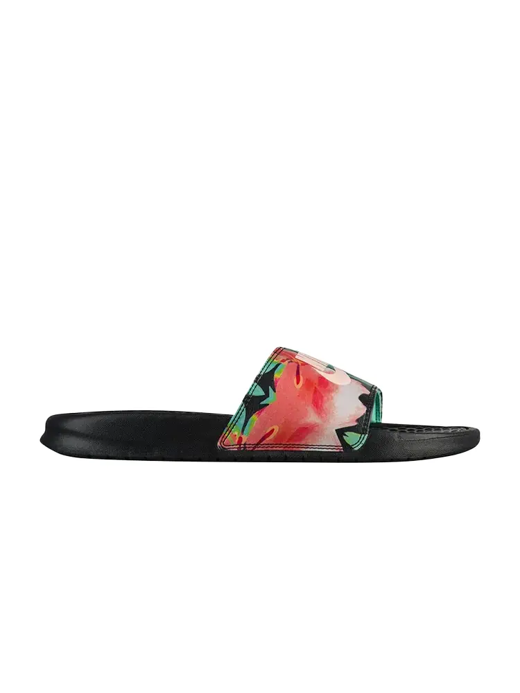 Кроссовки Nike Wmns Benassi JDI Print 'Floral' — изображение 1 из 1, черный