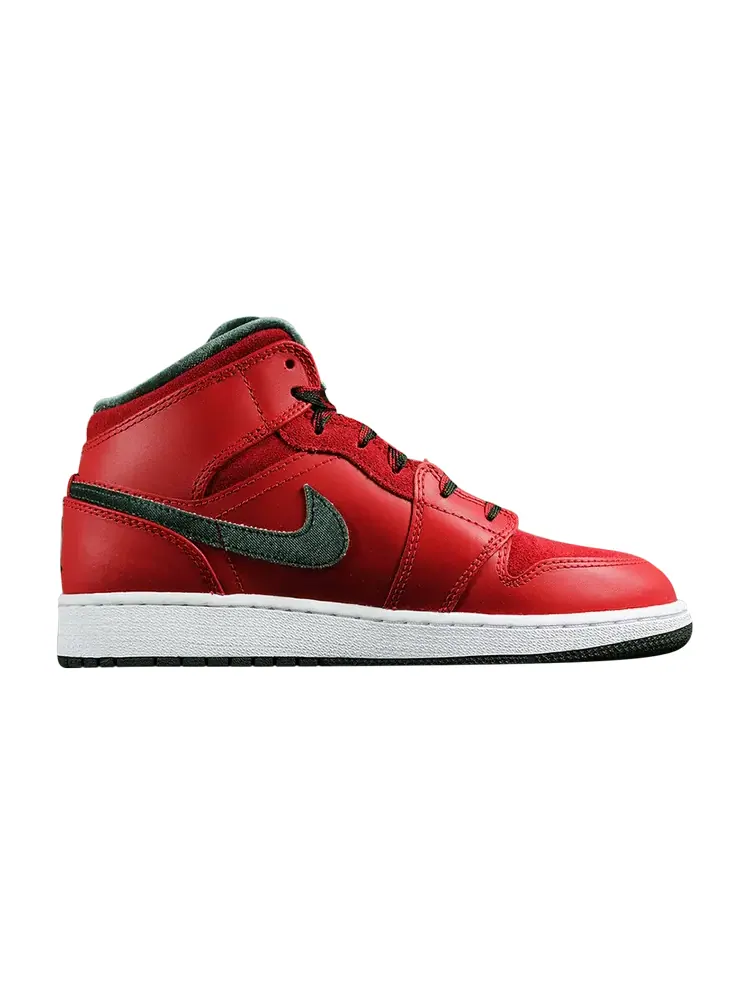 Кроссовки Air Jordan 1 Mid Premium BG 'Varsity Red' — изображение 1 из 1, красный